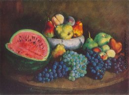 Wassermelone und Trauben Wassermelone und Trauben