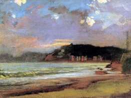 Bay in Livorno. Sonnenuntergang Bay in Livorno. Sonnenuntergang