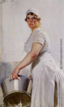 Ein Küchen-Mädchen Ein Küchen-Mädchen