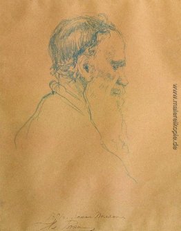 Porträt von Leo Tolstoi Porträt von Leo Tolstoi