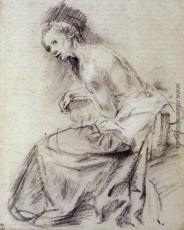 Weiblicher Akt sitzt, Suzanne Weiblicher Akt sitzt, Suzanne