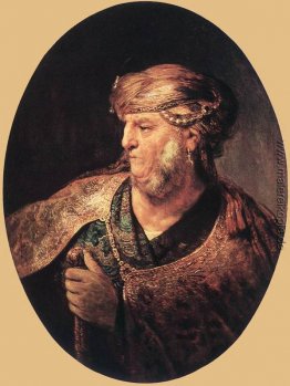 Portrait von einem Mann in orientalischem Kostüm Portrait von einem Mann in orientalischem Kostüm