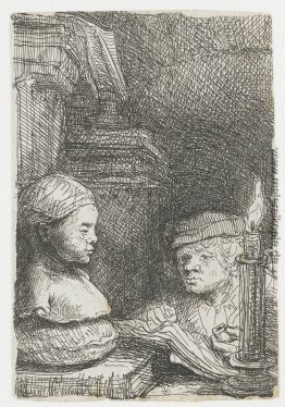 Man Zeichnung aus einem Guss Man Zeichnung aus einem Guss