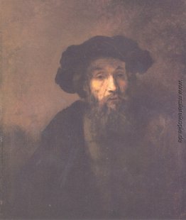 Bärtigen Mannes mit einem Barett Bärtigen Mannes mit einem Barett