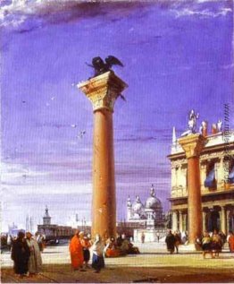 Markussäule in Venedig Markussäule in Venedig