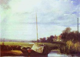 Fluss-Szene in Frankreich Fluss-Szene in Frankreich