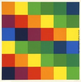 Sechs Systematische Farbreihen mit BLAUGRÜNEN und violetten Akze Sechs Systematische Farbreihen mit BLAUGRÜNEN und violetten Akze