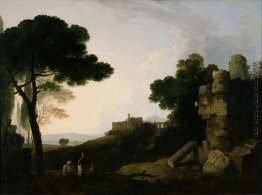 Landschaft Capriccio mit Tomb der Horatier und Curiatii und die Landschaft Capriccio mit Tomb der Horatier und Curiatii und die