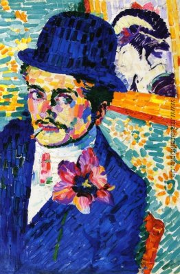 Der Mann mit der Tulip (auch als Porträt von Jean Metzinger beka Der Mann mit der Tulip (auch als Porträt von Jean Metzinger beka