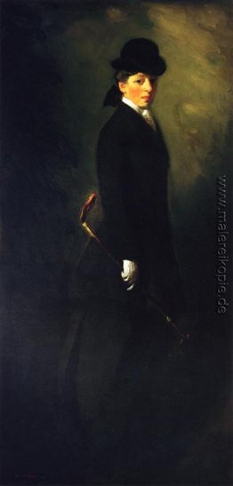 Porträt von Fräulein Leora Trockner im Reitkostüm Porträt von Fräulein Leora Trockner im Reitkostüm