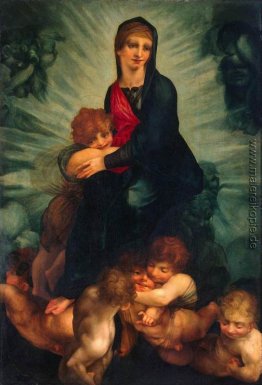 Madonna und Kind mit Putti Madonna und Kind mit Putti