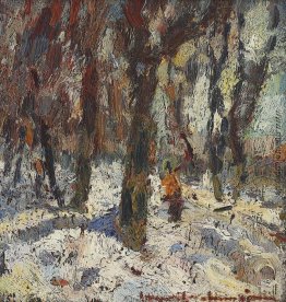Winter-Weg durch den Wald Winter-Weg durch den Wald