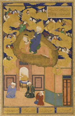 Die Mi'raj oder, The Night Flight von Mohammed auf seinem Steed Die Mi'raj oder, The Night Flight von Mohammed auf seinem Steed