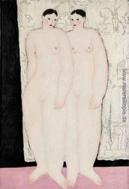 Zwei Standing Nudes Zwei Standing Nudes