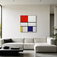 Zusammensetzung C (No.III) mit Rot, Gelb und Blau — Minimalistische Galerie