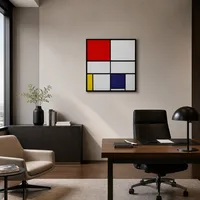 Zusammensetzung C (No.III) mit Rot, Gelb und Blau — Designerbüro