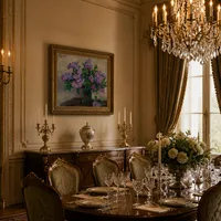Lila — Schloss-Esszimmer