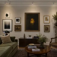 Porträt eines bärtigen Mannes im schwarzen Barett — Haus eines Kunstsammlers