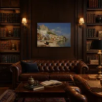 Capri, Italien — Klassische Bibliothek