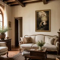 Heilige Antonius von Padua und das Jesuskind — Italienische Villa