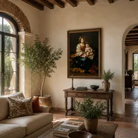 Die Madonna des Rosenkranzes — Italienische Villa