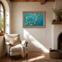 Mandelblüte — Mediterranes Haus