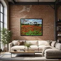 Feld mit Mohnblumen — Modernes Loft
