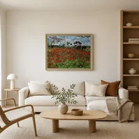 Feld mit Mohnblumen — Skandinavisches Haus