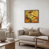 Japanischer Vase mit Rosen und Anemonen — Skandinavisches Haus