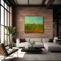 Weizen-Feld mit einer Lerche — Modernes Loft