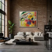 Schwarze Striche I — Modernes Loft