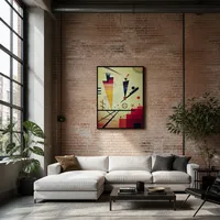 Fröhliche Struktur — Modernes Loft