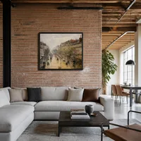 Boulevard Montmartre Frühling Regen — Modernes Loft