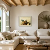 Korb der Frucht — Mediterranes Haus