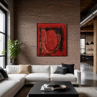 Red Kunststoff — Modernes Loft