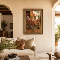 Geranien — Mediterranes Haus