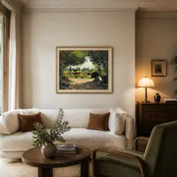 Adolphe Monet Lesen im Garten — Boutiquehotel