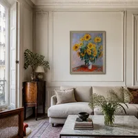 Blumenstrauß der Sonnenblumen — Pariser Wohnung