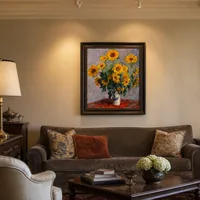 Blumenstrauß der Sonnenblumen — Museumsinterieur