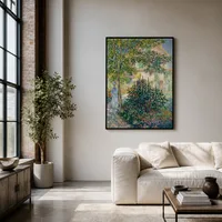 Camille Monet im Garten am Haus in Argenteuil — Modernes Loft