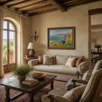 Steilküste in Grainval — Italienische Villa