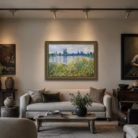 Blumen an den Ufern der Seine bei Vetheuil — Haus eines Kunstsammlers