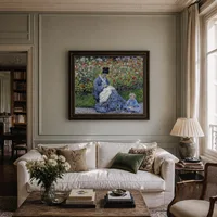 Camille Monet und Kind im Garten des Künstlers in Argenteuil — Pariser Wohnung