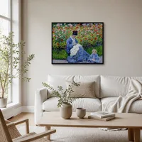 Camille Monet und Kind im Garten des Künstlers in Argenteuil — Skandinavisches Haus