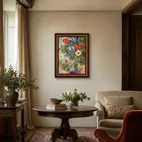 Stilll Leben mit Anemonen — Italienische Villa
