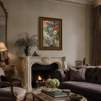 Stilll Leben mit Anemonen — Pariser Wohnung