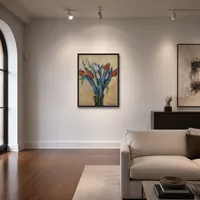 Vase mit Tulpen — Haus eines Kunstsammlers