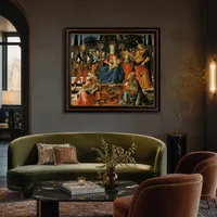 Madonna und Kind inthronisiert mit Vier Engel, die Erzengel Mich — Boutiquehotel