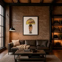 Hibiscus-Lampe — Modernes Loft