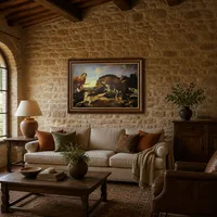 Die Wildschweinjagd — Italienische Villa